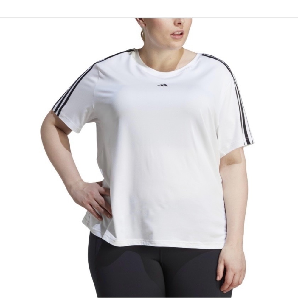 Adidas Essentials 3 Strip Training Tee 2X